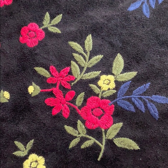 Floral Embroidered Mini Skirt - Picture 5 of 5